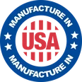 Made in the USA emblem used on the Horsewood sales page