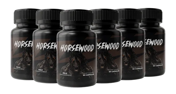 Horsewood 6 bottles order, front labels showing 60 capsules a bottle
